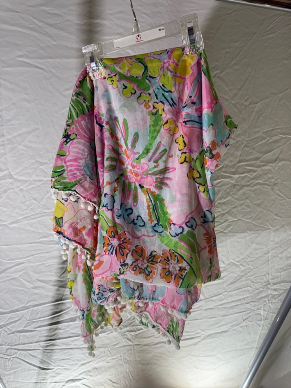 Lilly Pulitzer for Target Floral Cotton Scarf in Pink, Green, Yellow, Blue